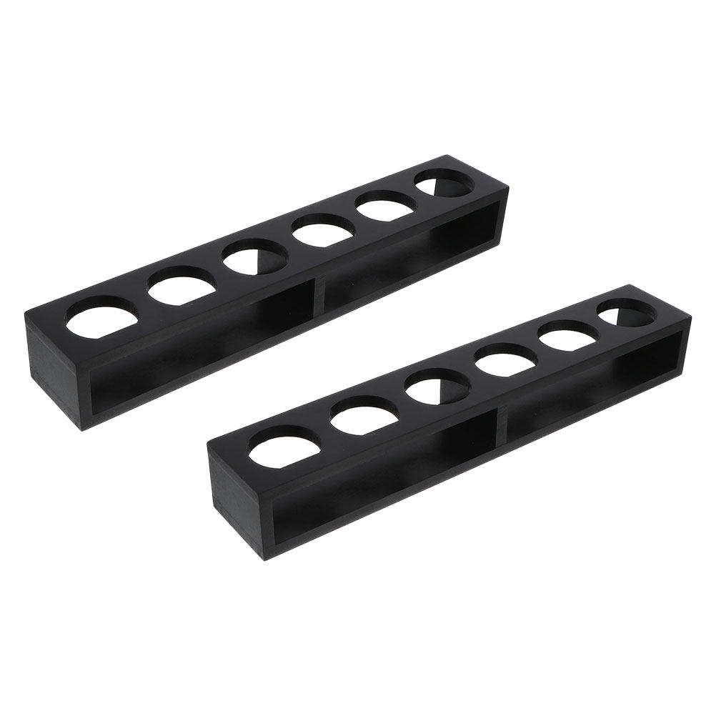 Home Bar Stand - 2Pcs Shot Glasses Rack Wooden Organizer