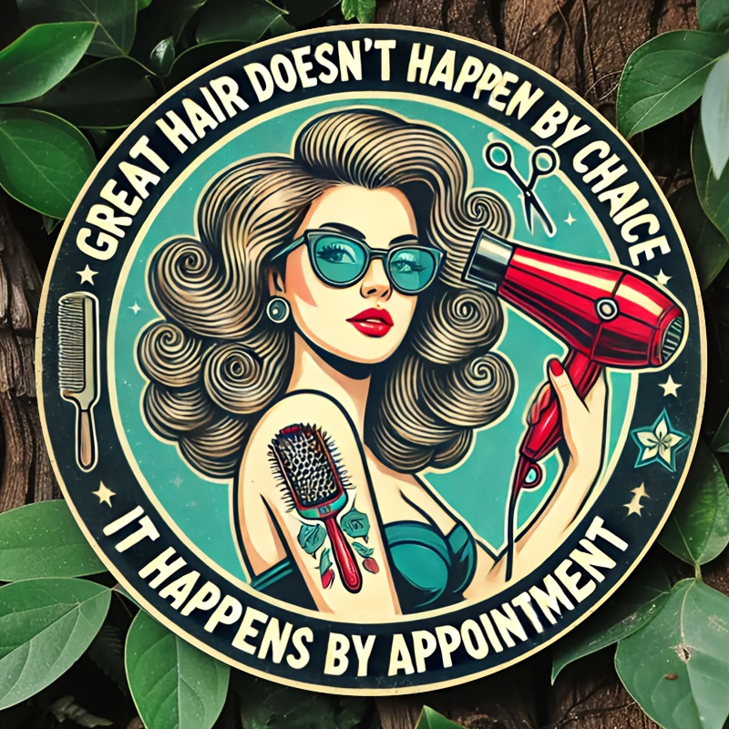 Home Barbershop - 1pc Retro Hair Care Metal Aluminum