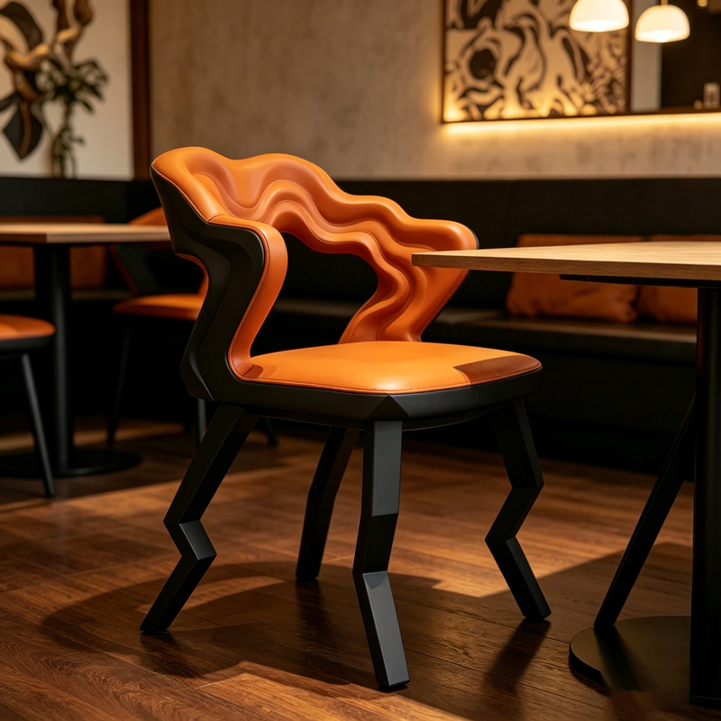 Home Bar Seating - AOLIVIYA Modern Nordic Coffee Dining Chair