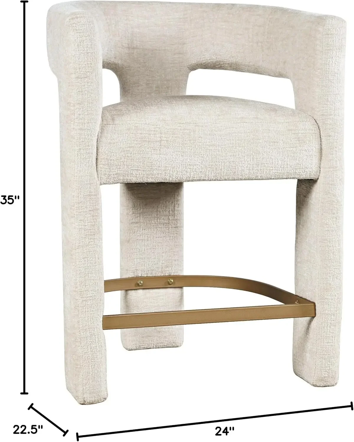 Jofran Upholstered Counter Sto - Home Bar Seating ulasan dan harga
