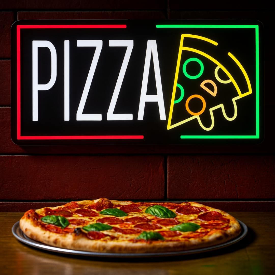Pizza Neon Sign Business USB L - Home Bar And Restaurant ulasan dan harga