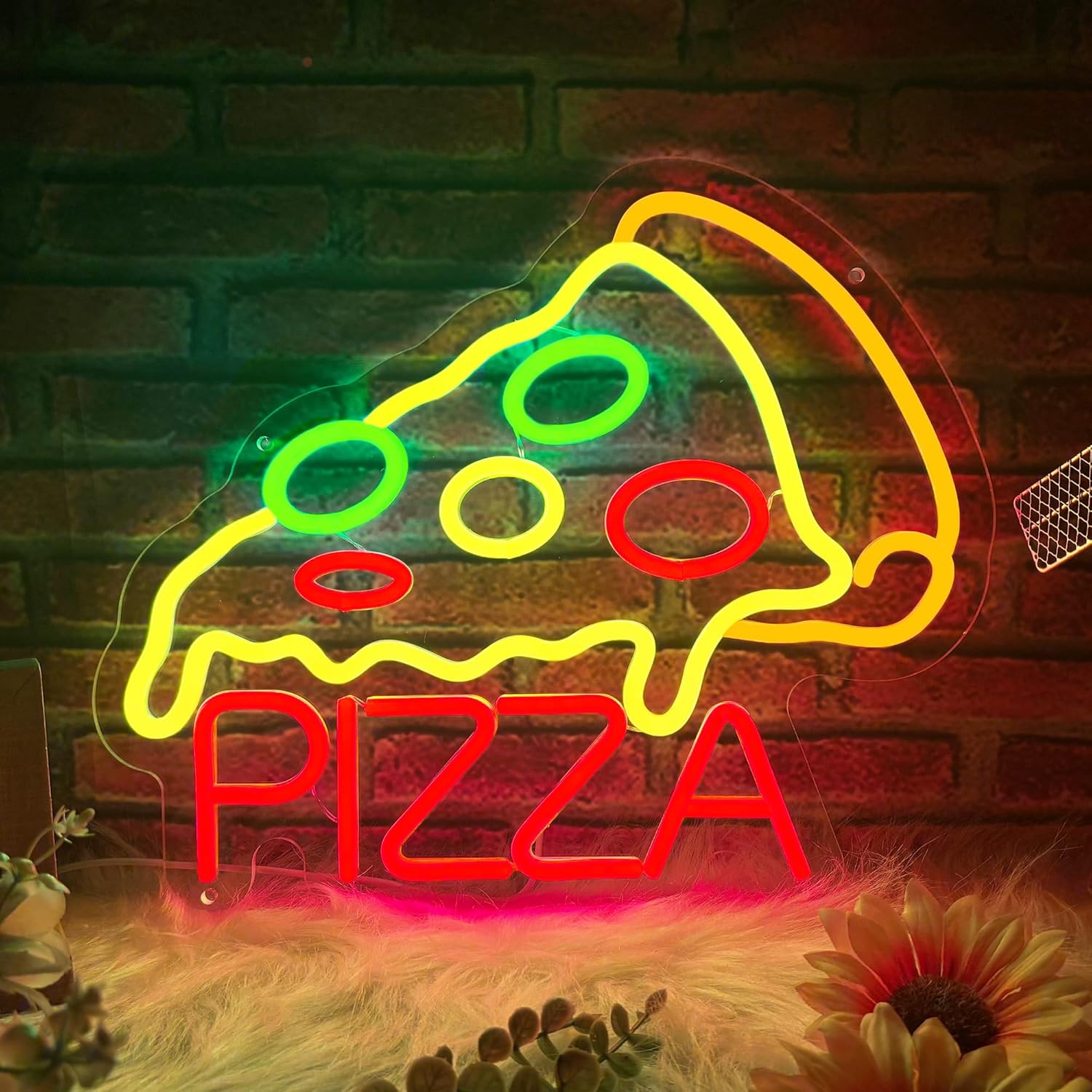 Pizza Neon Sign Business USB L - Home Bar And Restaurant ulasan dan harga