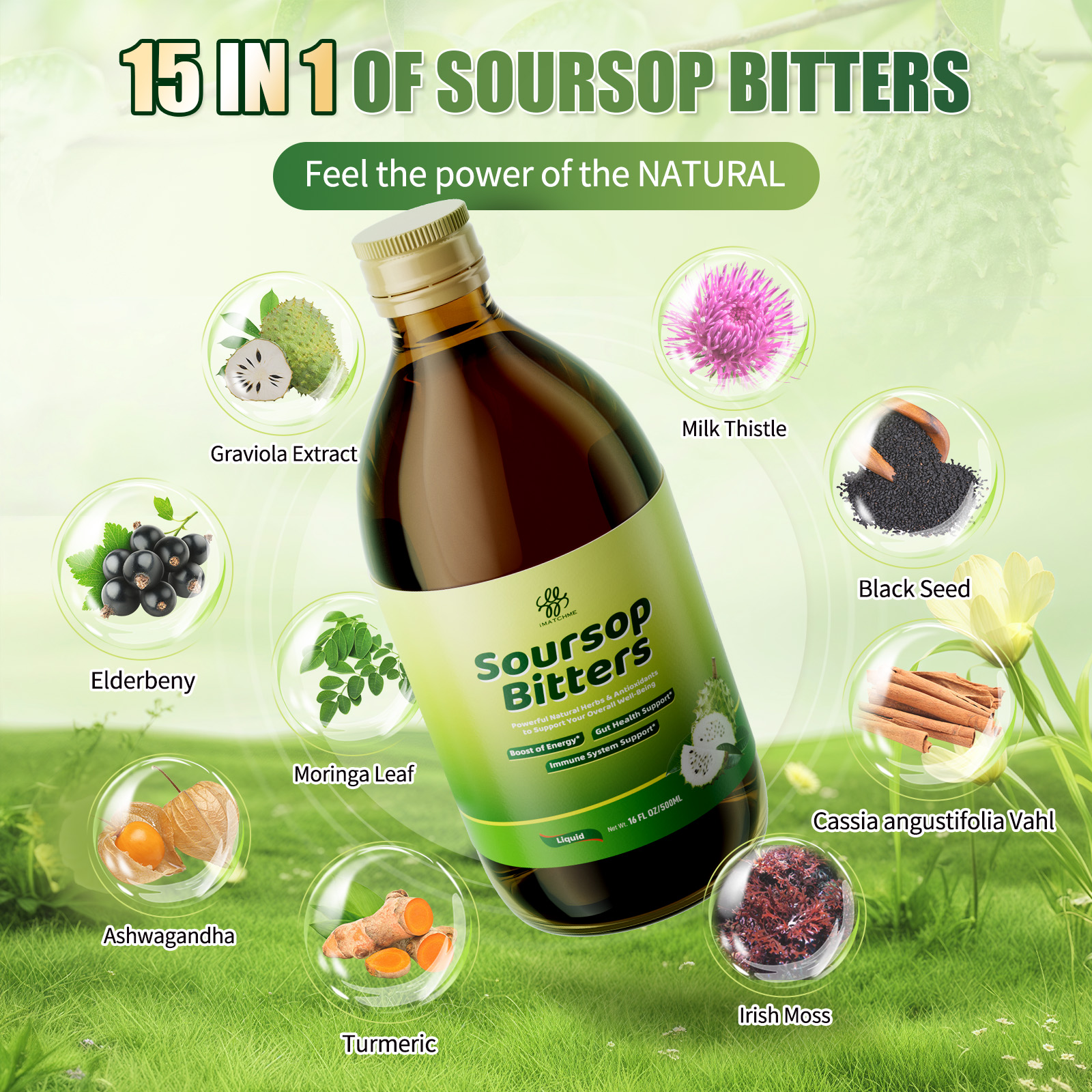 Soursop Bitters - Natural Orga - Bitters Bottle Set ulasan dan harga