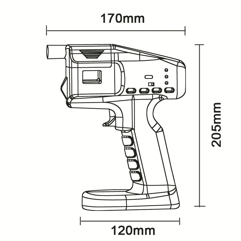 White Smoked Bubble Gun with F - Smoking Gun Kit ulasan dan harga