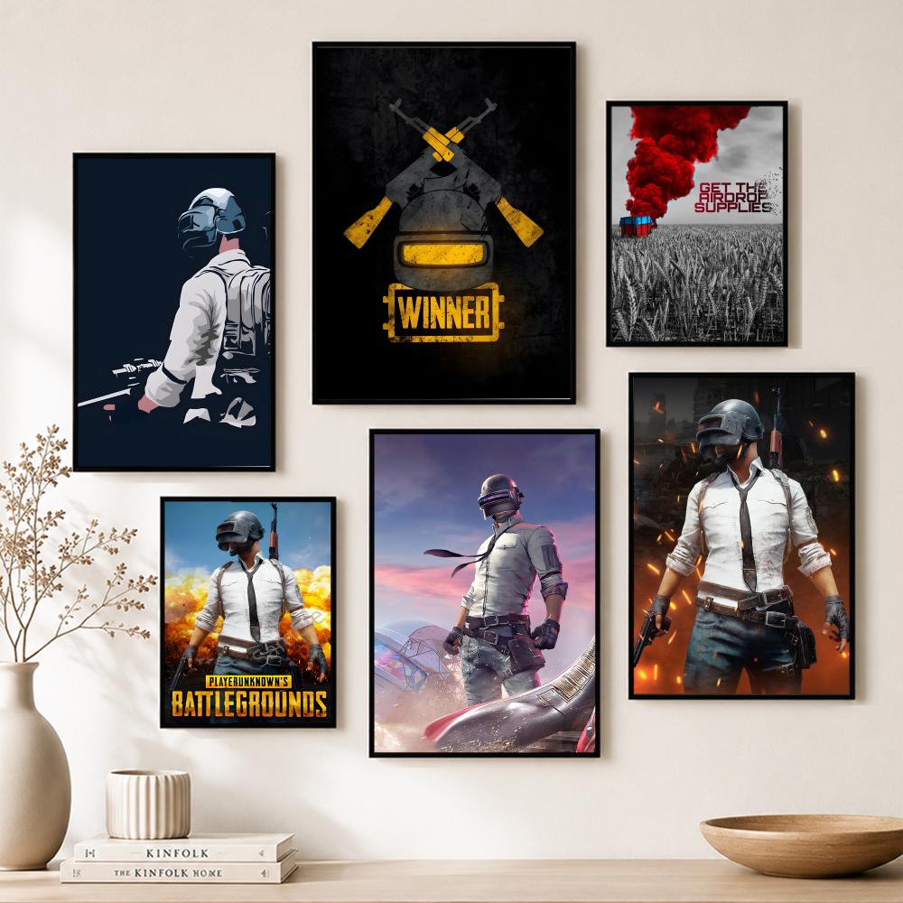 Battle Royale PUBG Poster Pape - Home Bar And Theater ulasan dan harga