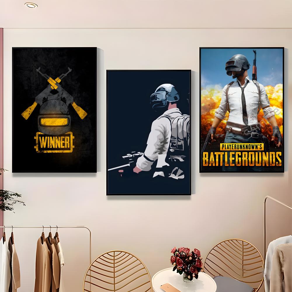 Battle Royale PUBG Poster Pape - Home Bar And Theater ulasan dan harga