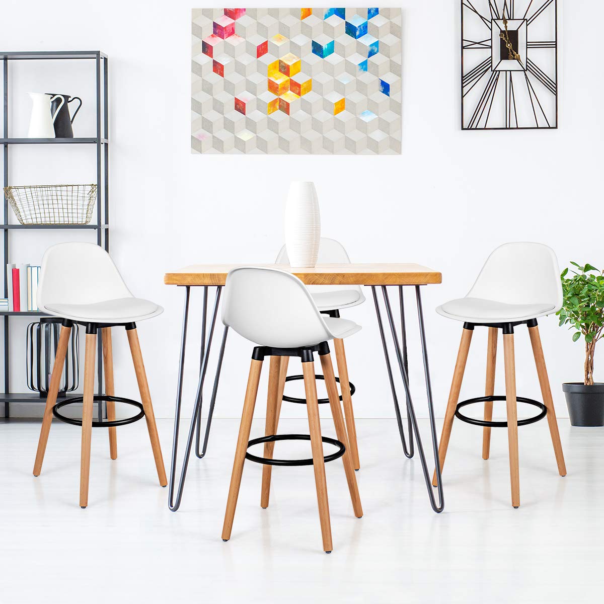Modern Armless Bar Stool Set P - Home Bar Stools ulasan dan harga
