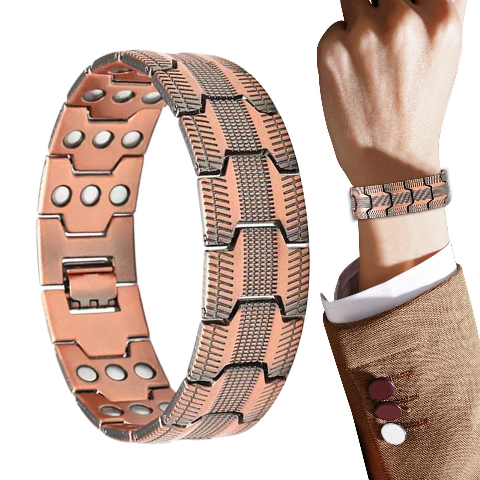 3-Row Magnetic Copper Bracelet - Home Bar Android ulasan dan harga