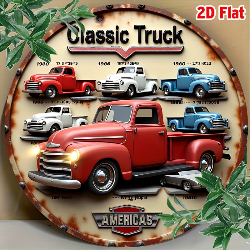 Round Metal Tin Sign Wall Deco - Home Bar Accessories ulasan dan harga