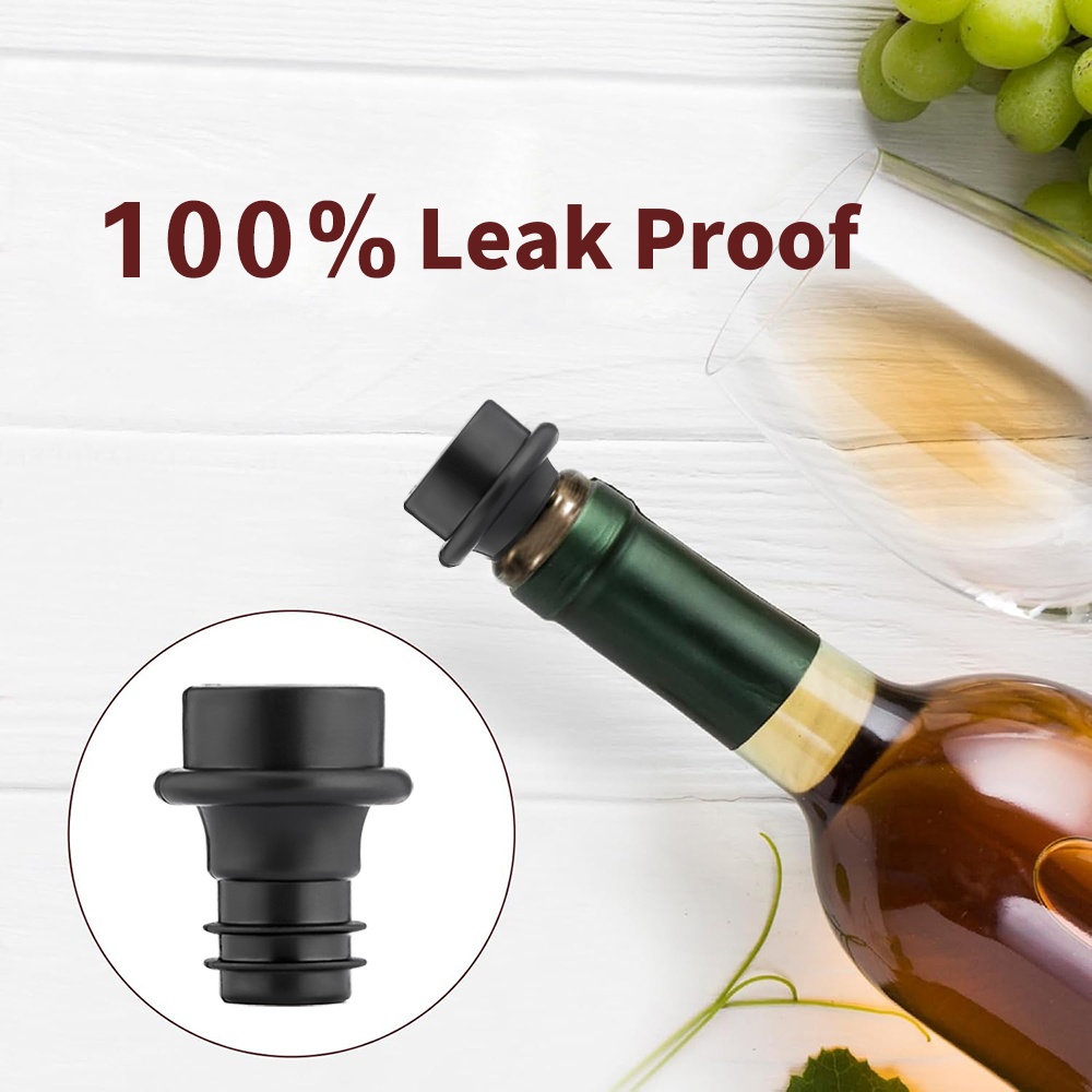 WOTOR Wine Stoppers ABS Plasti - Wine Preservation Pump ulasan dan harga