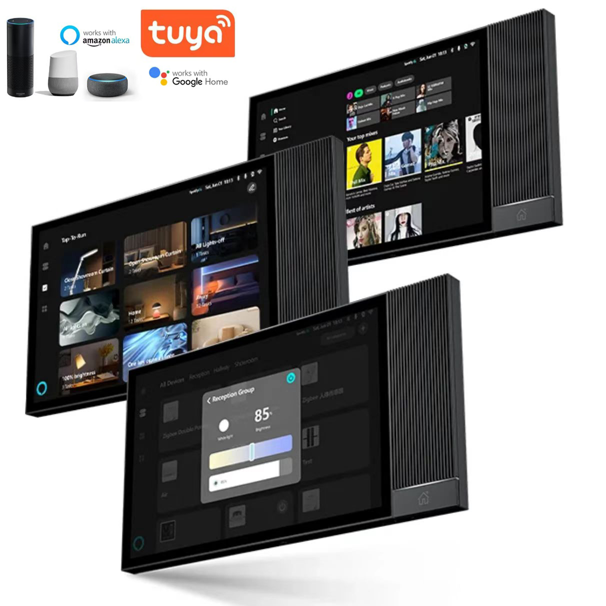 Tuya 8-Inch Smart Zigbee Gatew - Home Bar Android ulasan dan harga