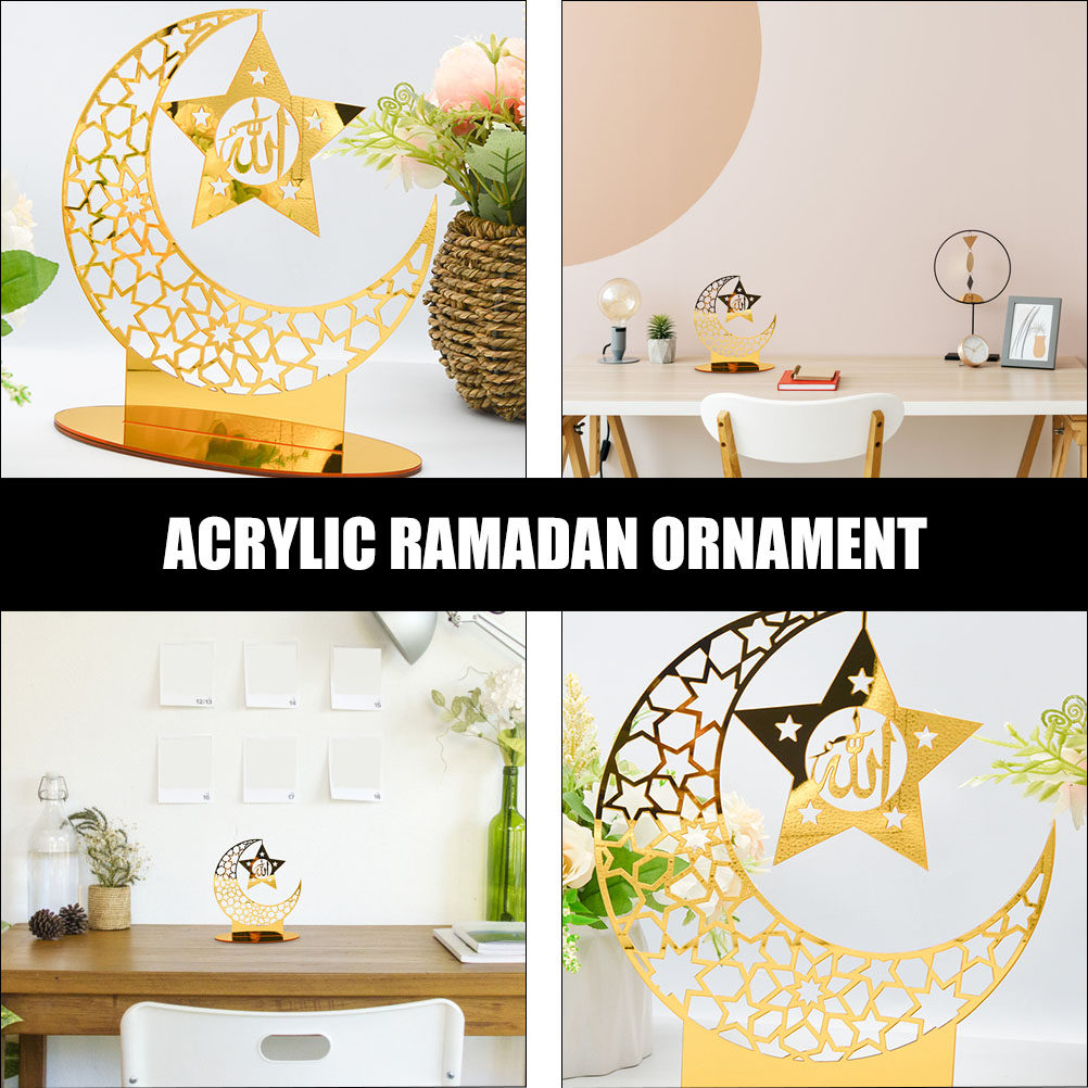 Exquisite Acrylic Ramadan Orna - Home Bar And Restaurant ulasan dan harga