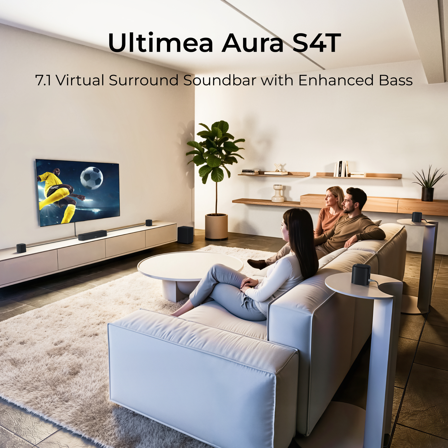 ULTIMEA 7.1ch Sound Bar with S - Home Bar And Theater ulasan dan harga