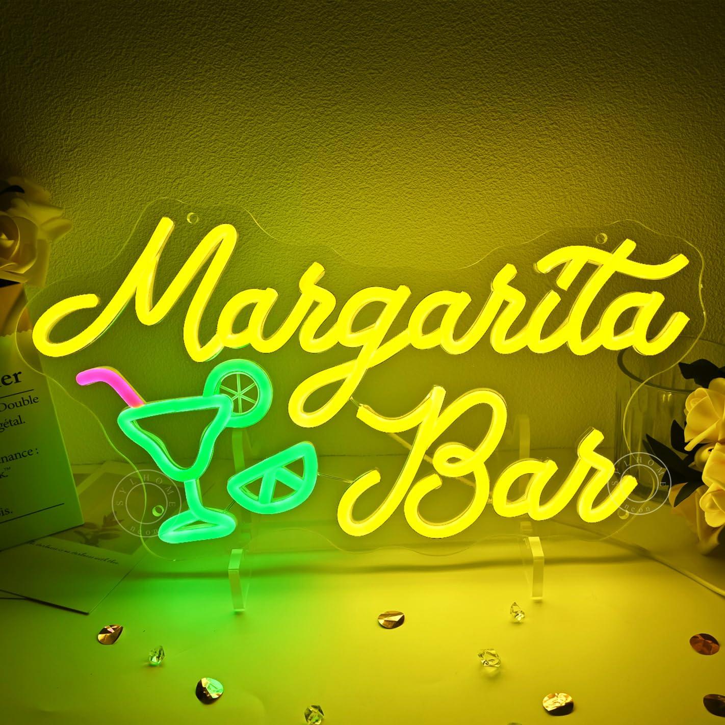 Margarita Bar Neon Sign Dimmab - Home Bar And Restaurant ulasan dan harga