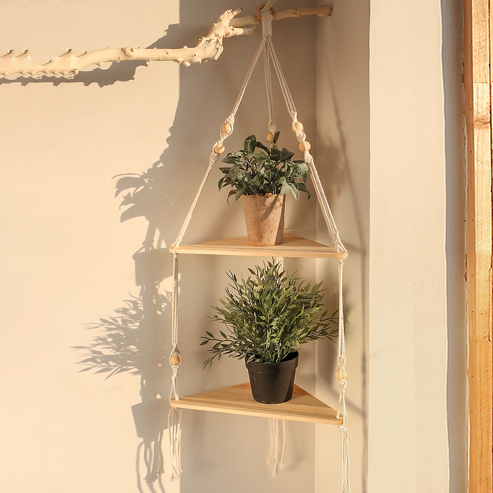 1/2/3-tier Floating Wall Shelf - Home Bar Shelves ulasan dan harga