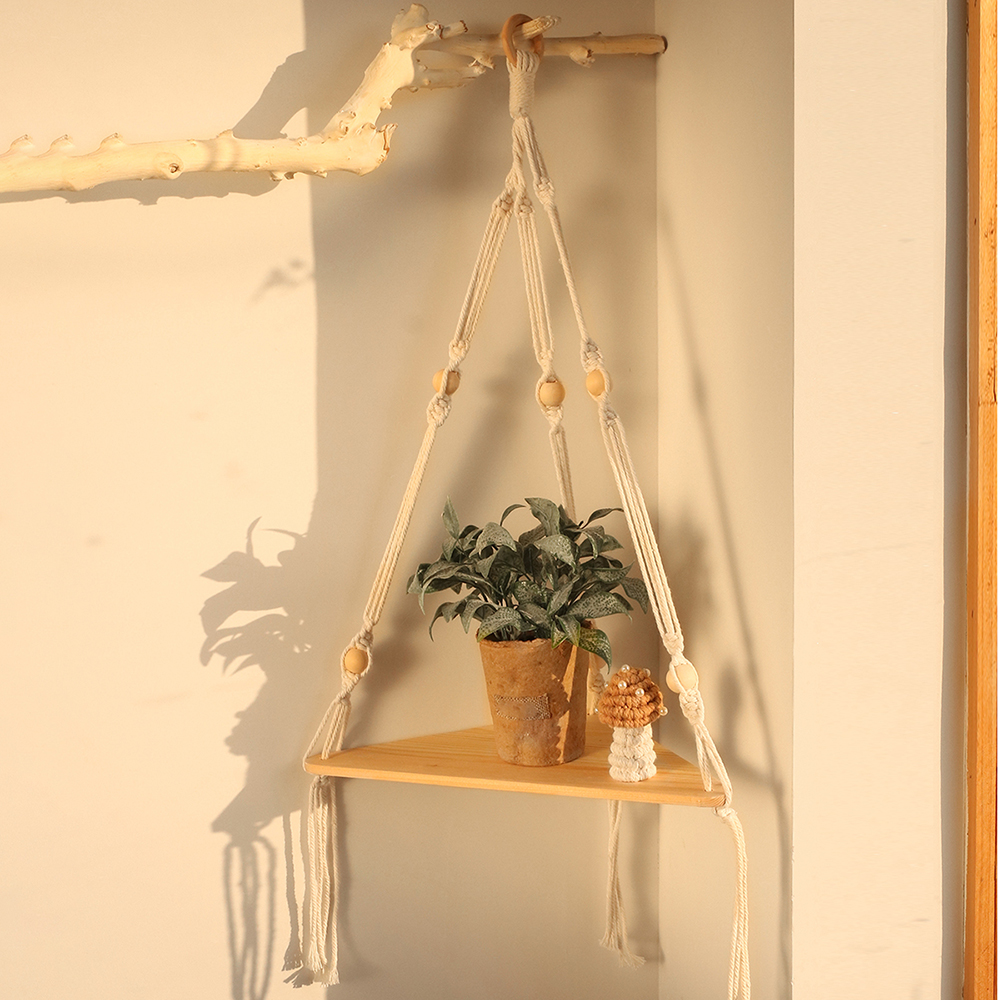 1/2/3-tier Floating Wall Shelf - Home Bar Shelves ulasan dan harga