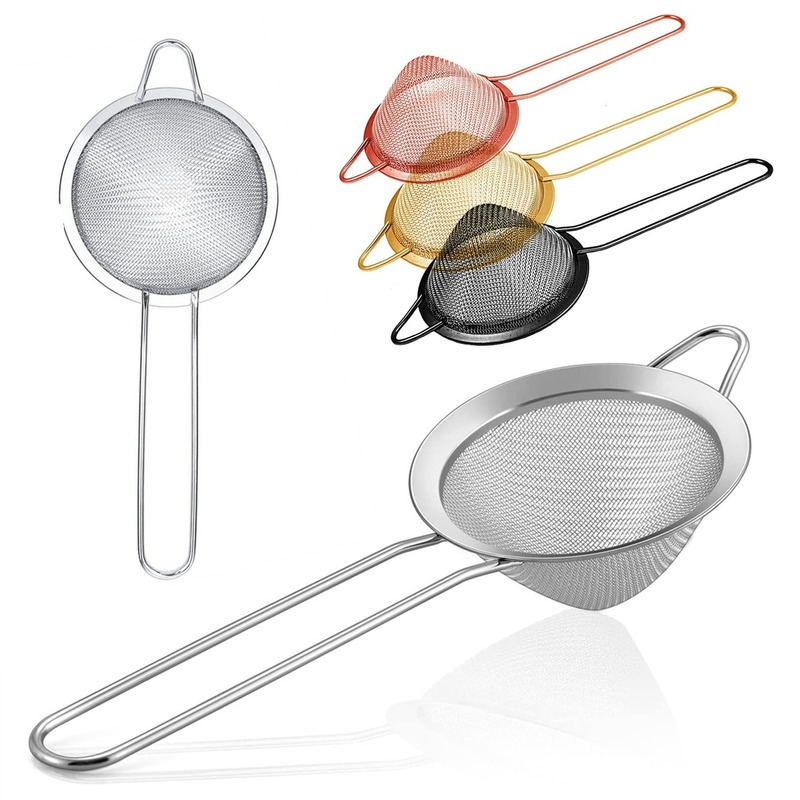 Fine Mesh Strainer 304 Stainle - Bitters Bottle Set ulasan dan harga
