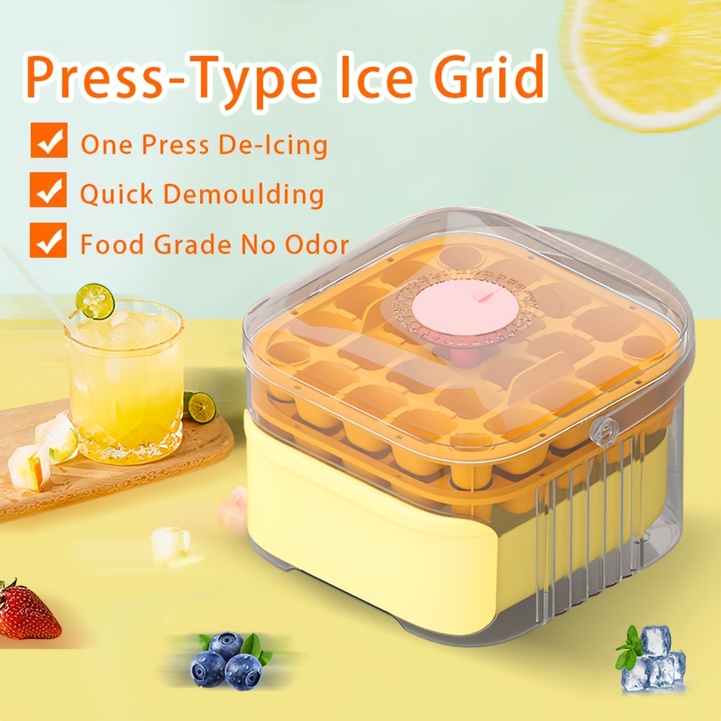 48 Cells Ice Cube Tray Easy Co - Home Bar And Fridge ulasan dan harga