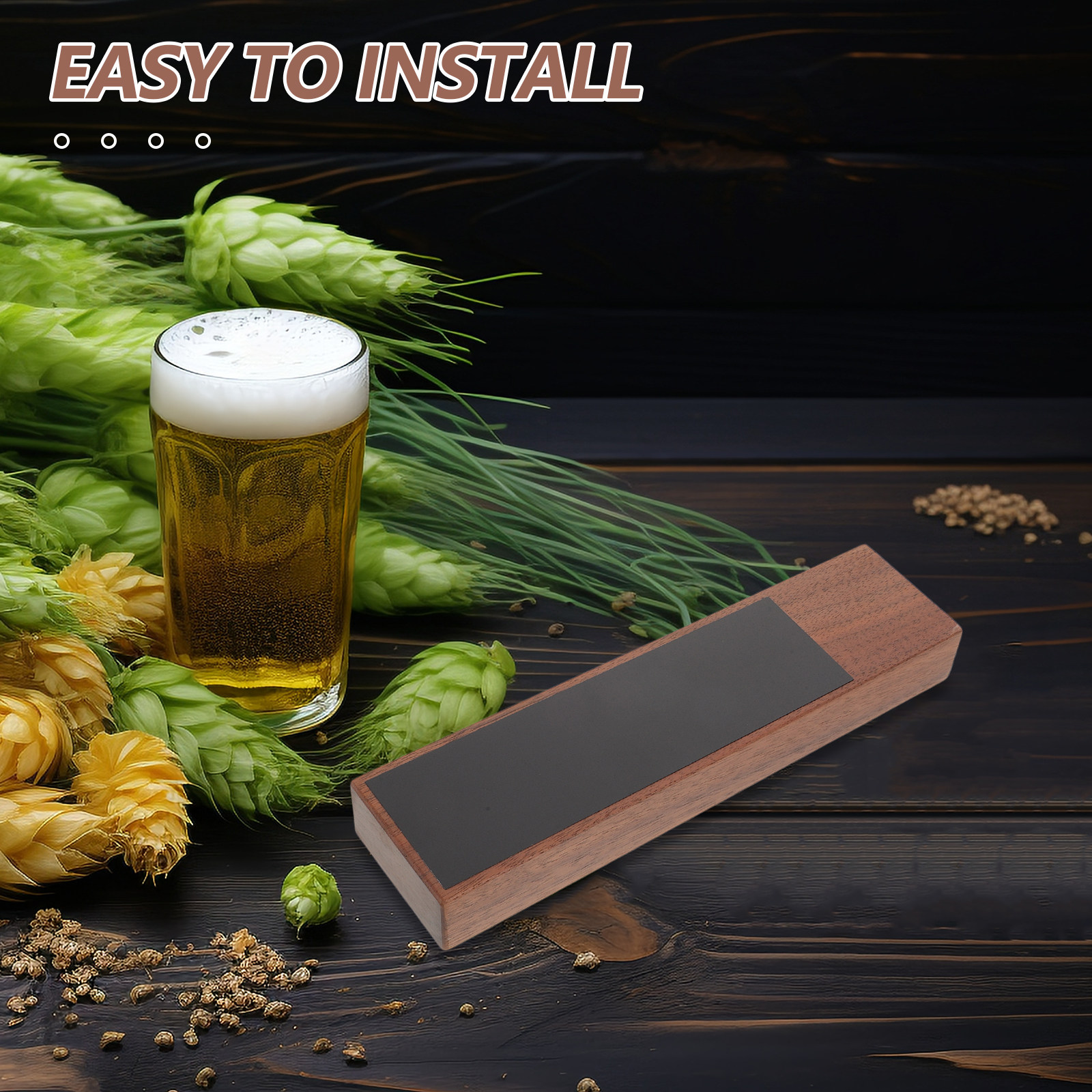 Wooden Beer Tap Handle with Ch - Home Bar Accessories ulasan dan harga