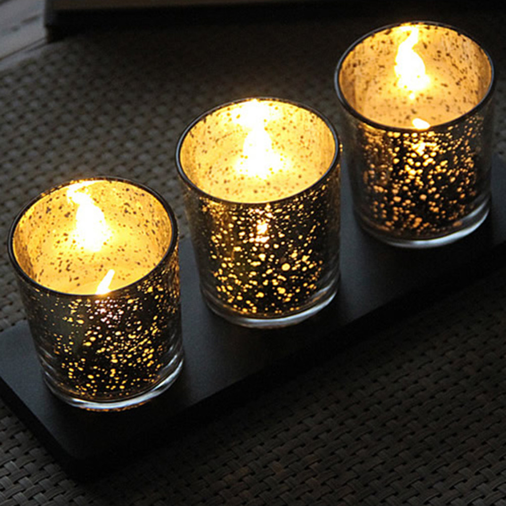 Mercury Glass Holder Gold Spar - Home Bar And Restaurant ulasan dan harga