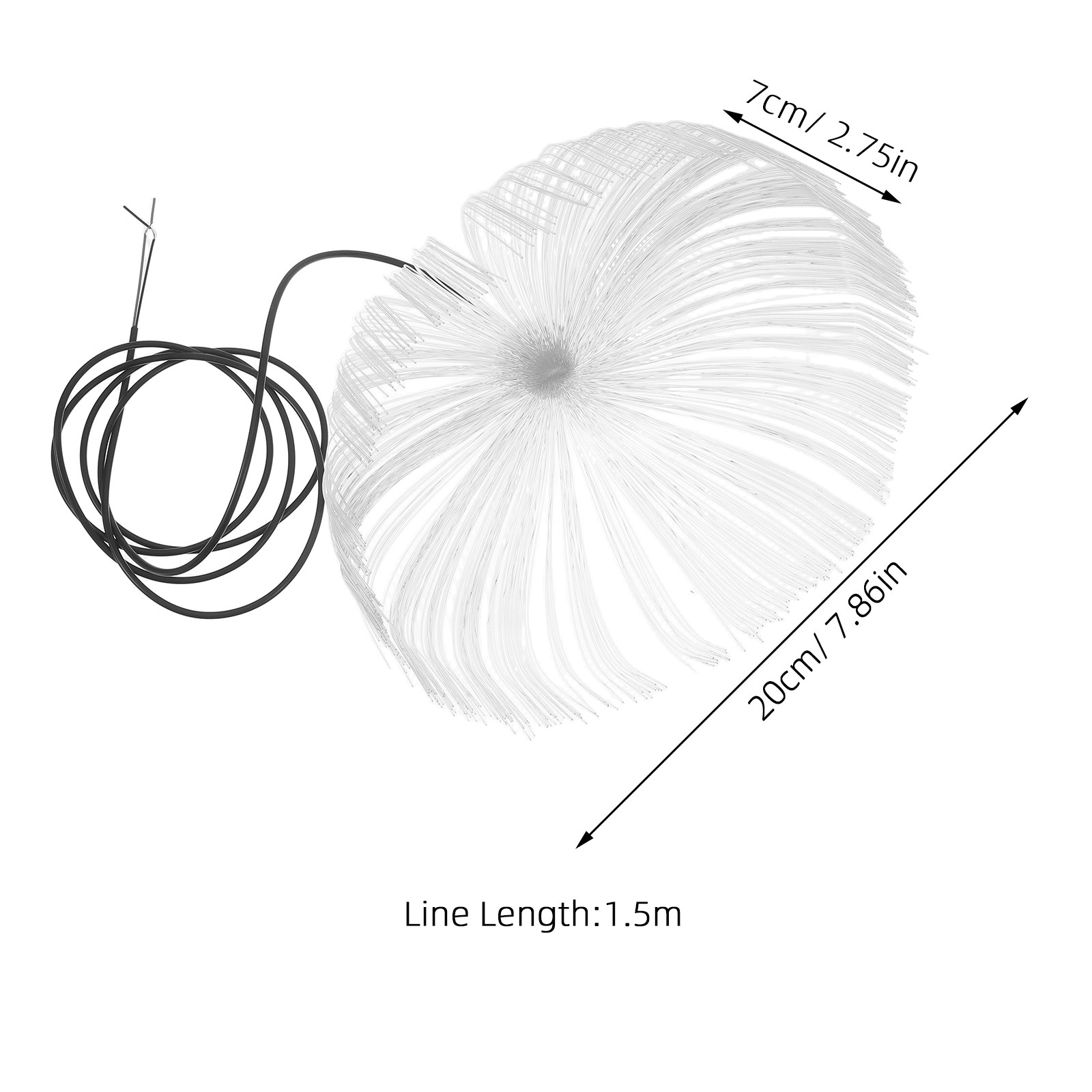 LED Fiber Optic Jellyfish Ceil - Home Bar And Theater ulasan dan harga