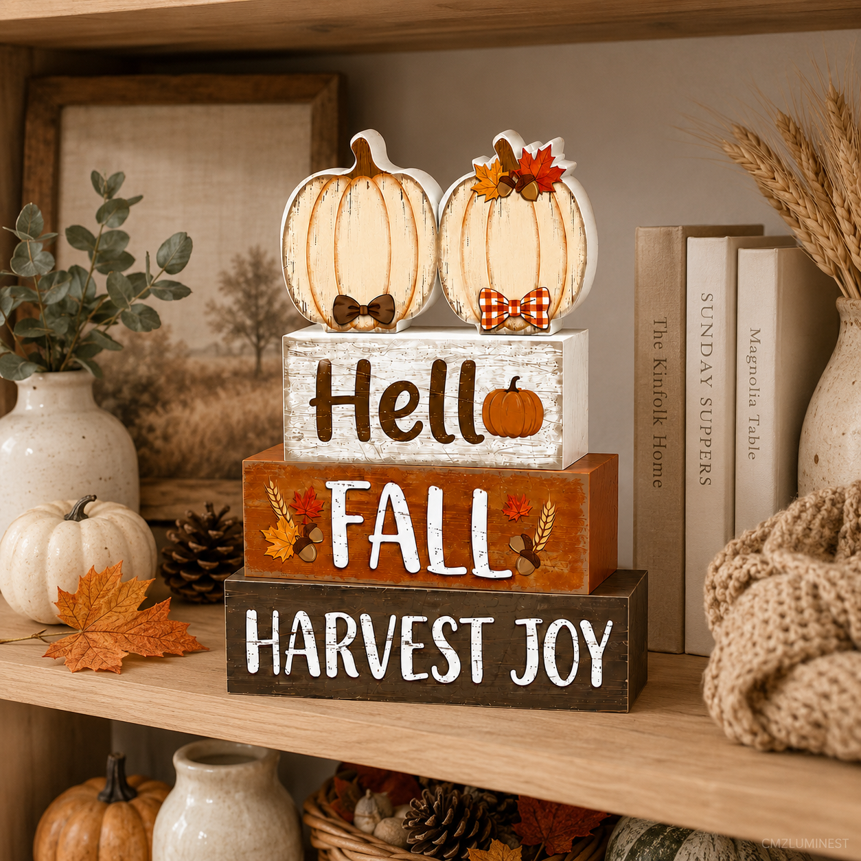 Autumn Layered Tray Decoration - Home Bar Shelves ulasan dan harga