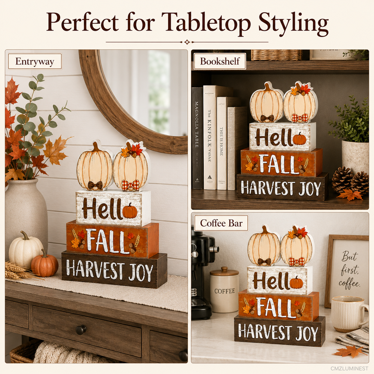 Autumn Layered Tray Decoration - Home Bar Shelves ulasan dan harga