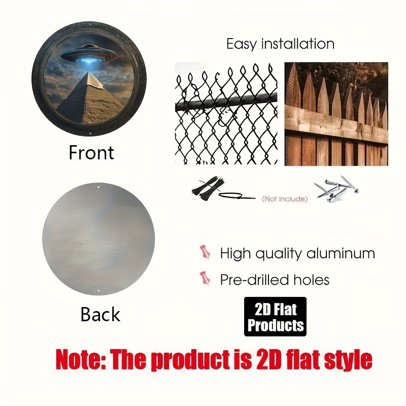 Pyramid UFO Theme Round Alumin - Home Bar Accessories ulasan dan harga