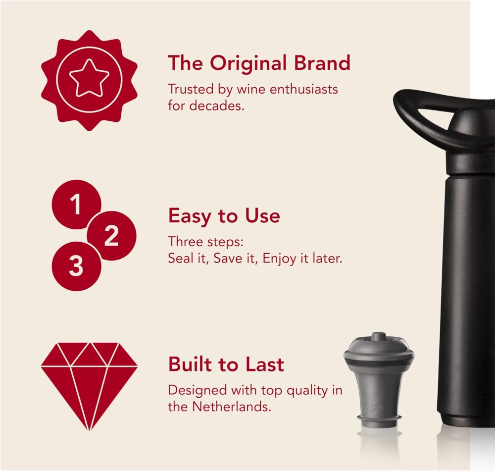 Premium Wine Preserver Vacuum  - Wine Preservation Pump ulasan dan harga