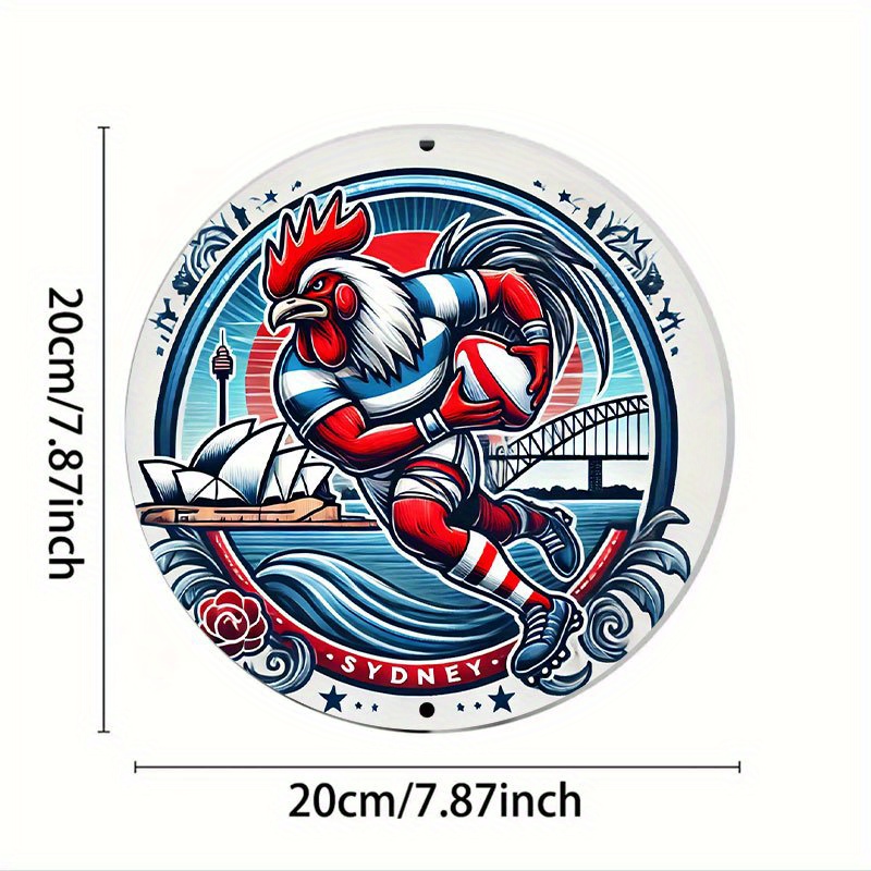 A vibrant Sydney Roosters wall - Home Bar Sydney ulasan dan harga