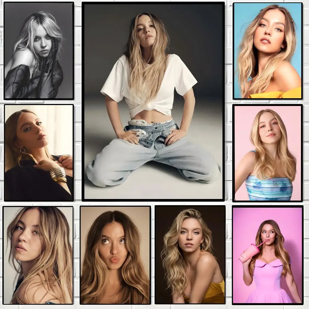 S-Sydney Sweeney Poster High-q - Home Bar Sydney ulasan dan harga
