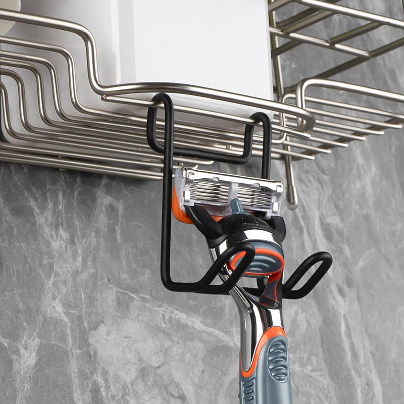 2Pcs No-Drill Stainless Steel  - Home Bar Shelf ulasan dan harga