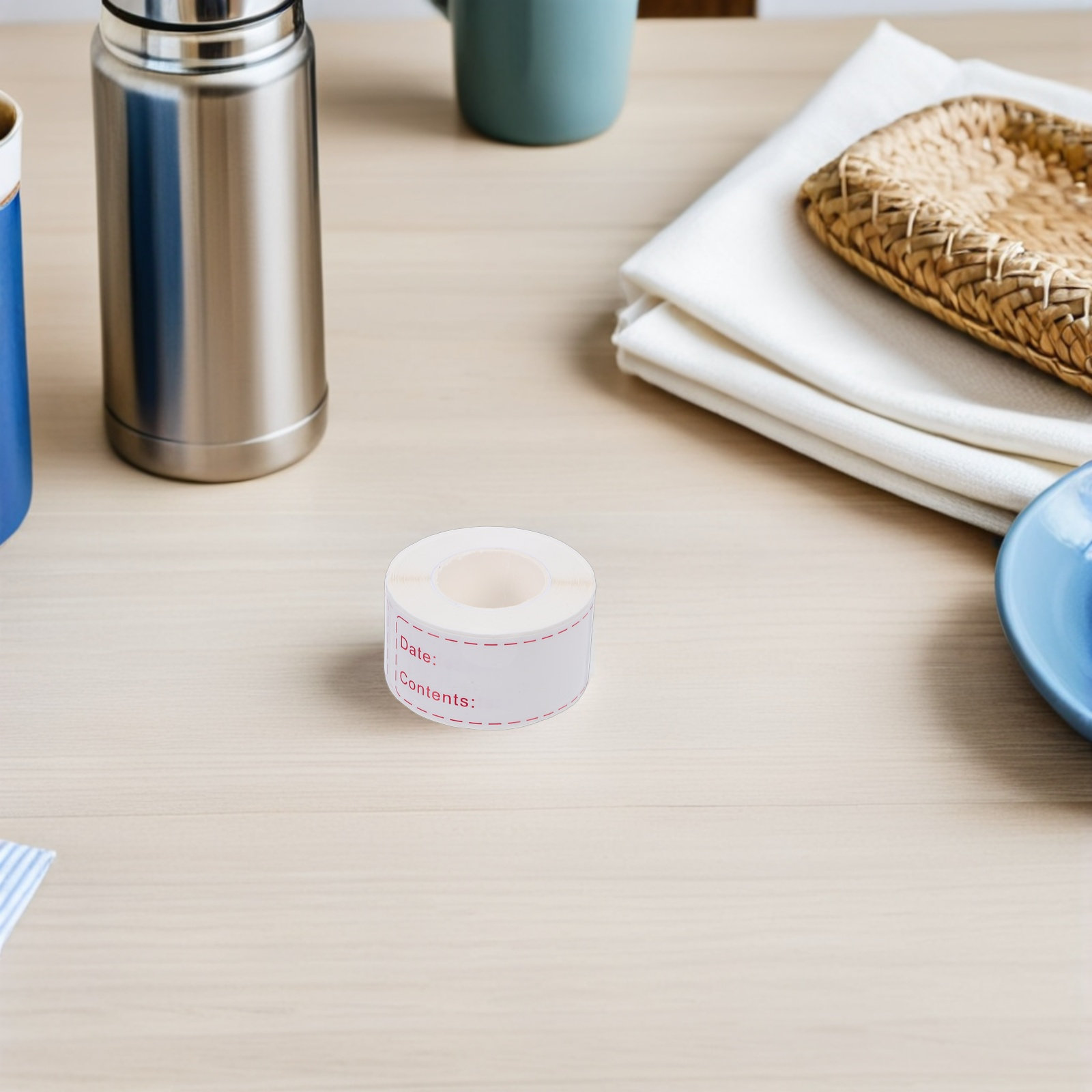 1 Roll Food Storage Label Stic - Home Bar And Fridge ulasan dan harga
