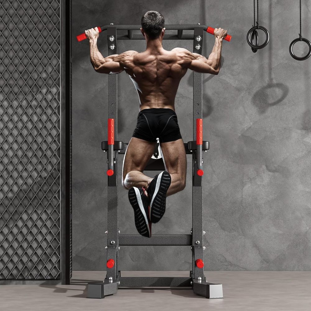 Power Tower Pull Up Bar Dip St - Home Bar Stand ulasan dan harga