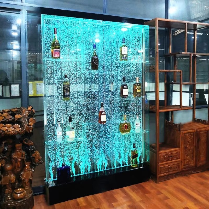 Customized Acrylic LED Water B - Home Bar Shelves ulasan dan harga