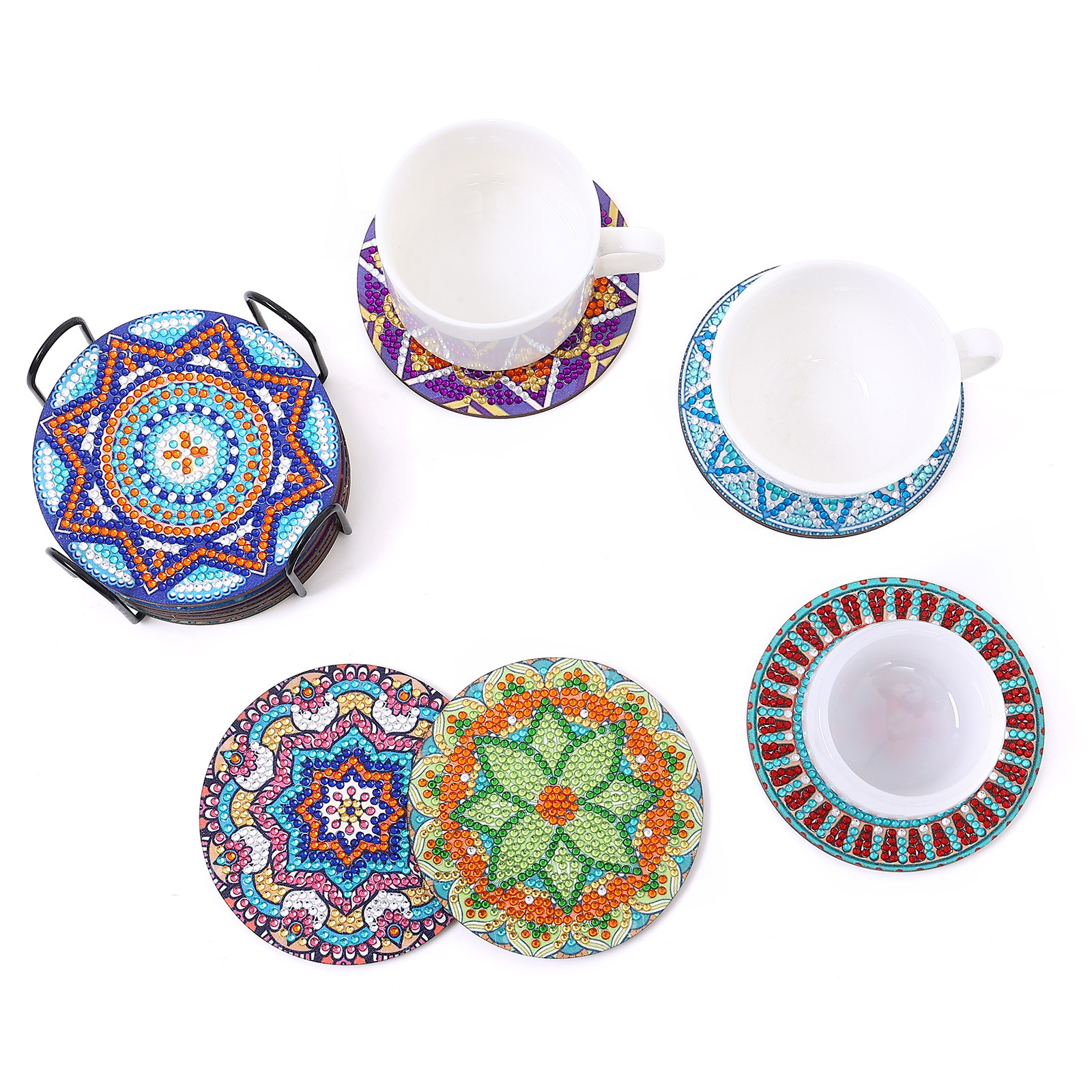 12Piece Manda Floral Pattern C - Home Barista ulasan dan harga