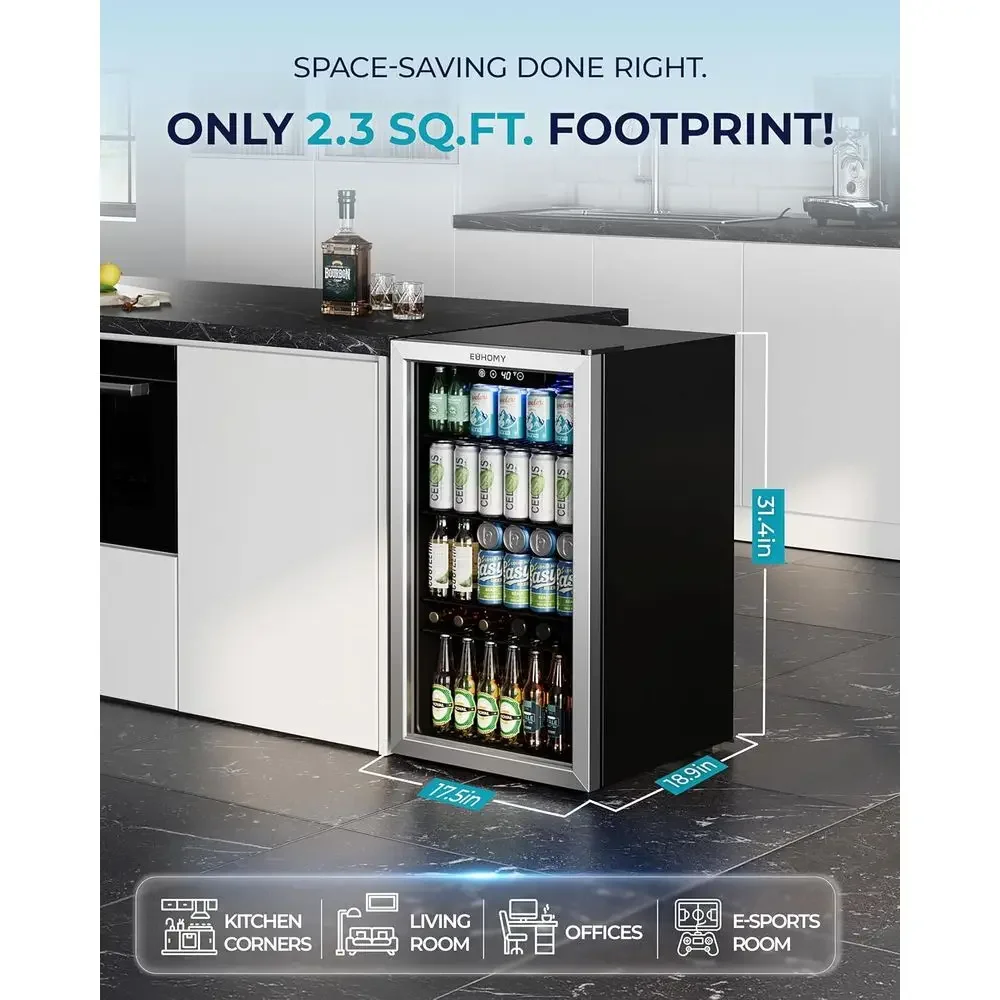 BestsellerGlass-Door Mini Frid - Home Bar And Fridge ulasan dan harga