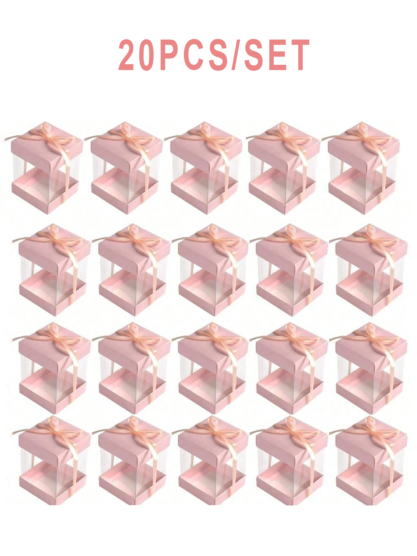 10PCS Clear PET Gift Boxes wit - Bar Cart Gold ulasan dan harga